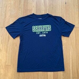 Seattle Seahawks Navy Blue Sleep Shirt